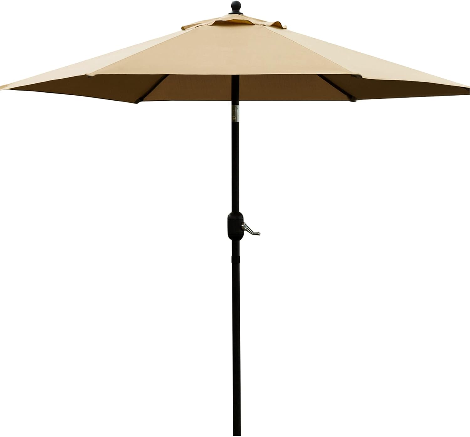 Tan Crank Tilt Patio Umbrella
