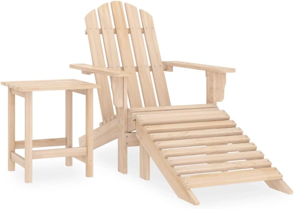 Fir Wood Adirondack Set