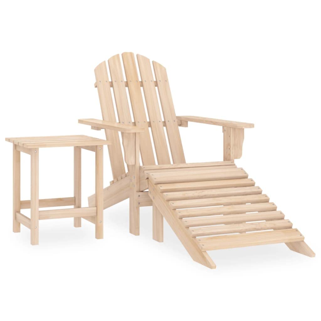 Fir Wood Adirondack Set