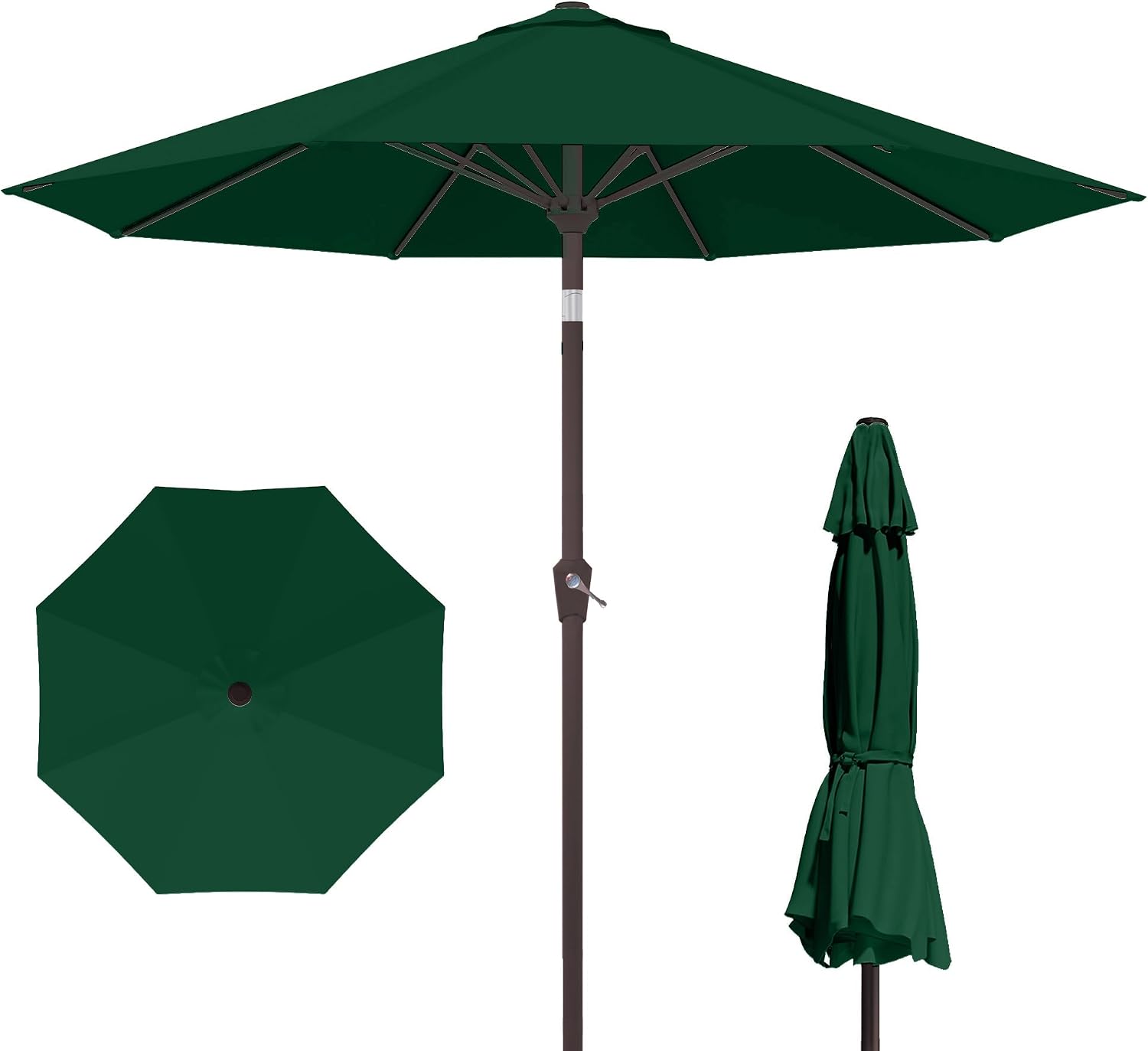 10Ft Fiberglass Patio Umbrella
