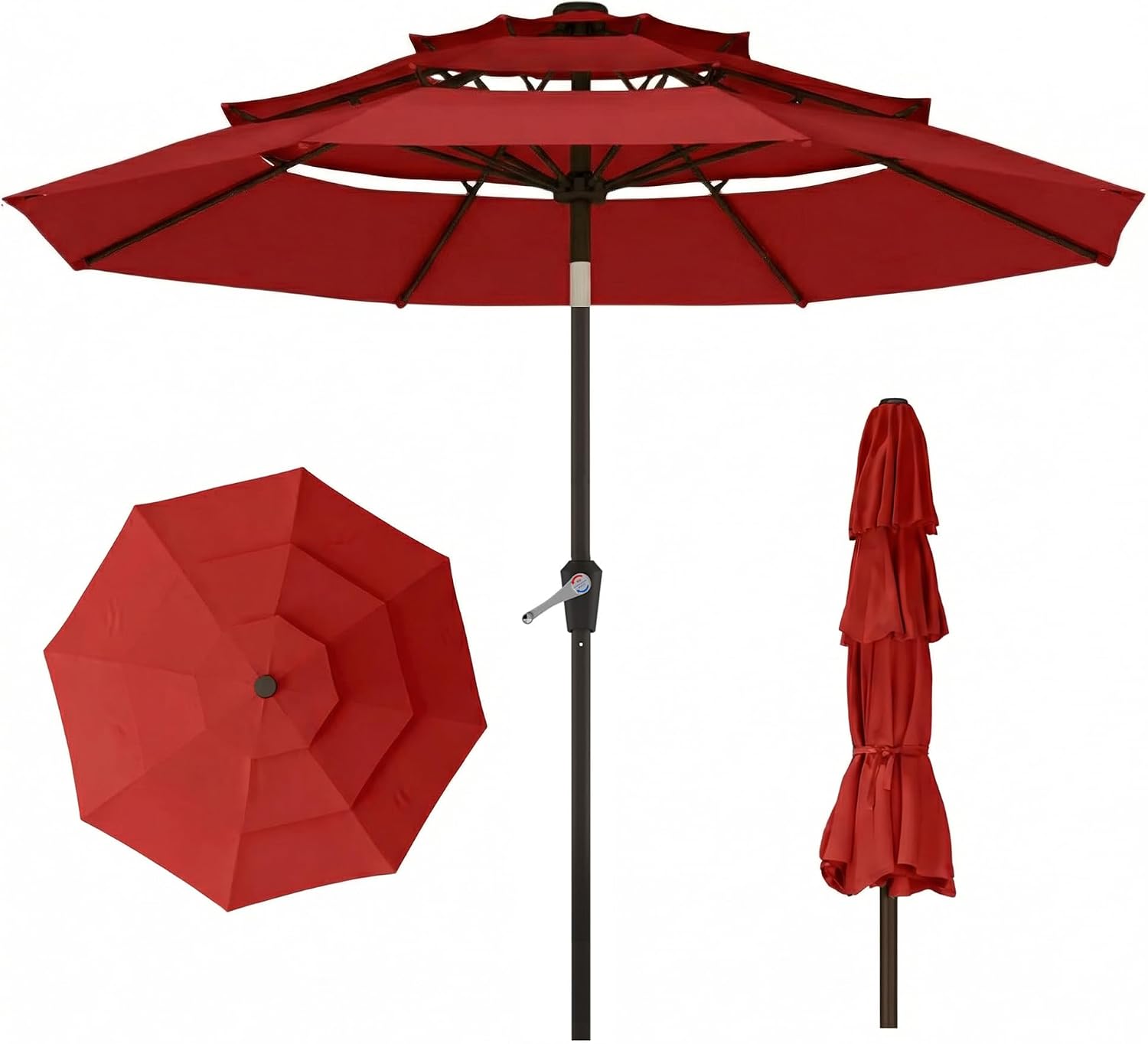 Three Tier 10Ft Patio Umbrella