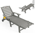 Wheeled HDPE Chaise Lounge
