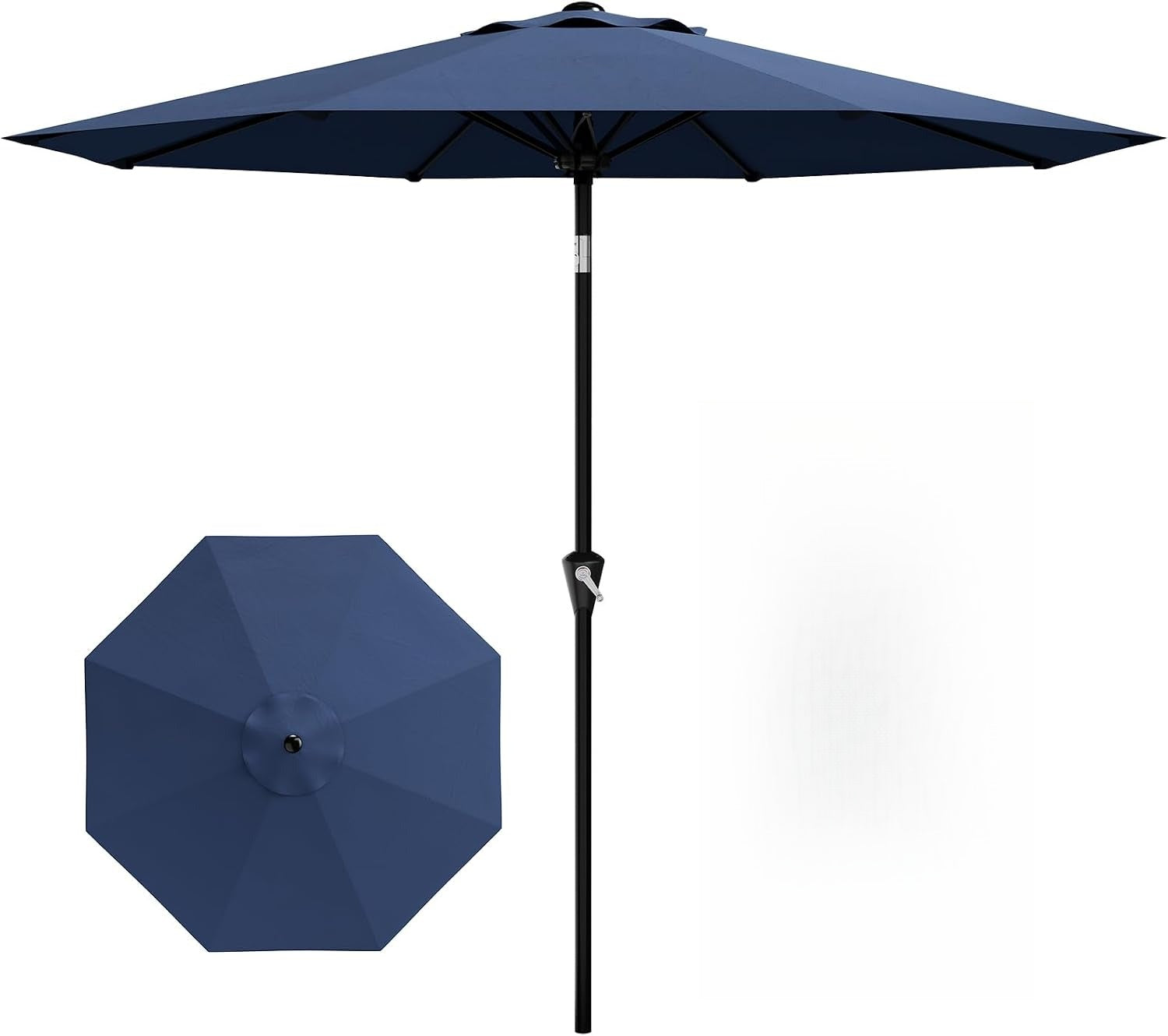 Navy 9Ft Tilt Patio Umbrella