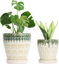 Dual Size Ceramic Plant Pots