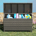 Brown Lockable Wicker Deck Box