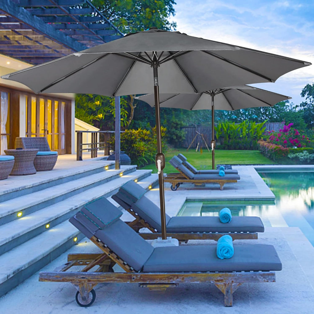 Crank Tilt 9Ft Patio Umbrella